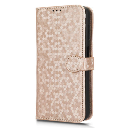 For Samsung Galaxy M54 5G / F54 5G Leather Phone Case Imprinted Dot Pattern Smartphone Cover with Stand Wallet