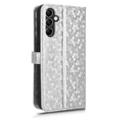 For Samsung Galaxy M54 5G / F54 5G Leather Phone Case Imprinted Dot Pattern Smartphone Cover with Stand Wallet