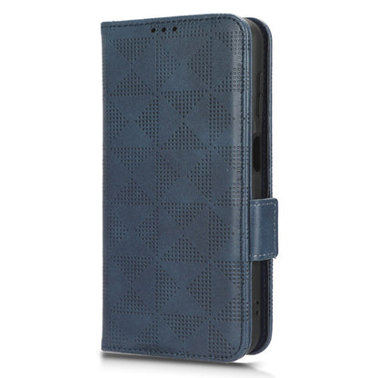 For Samsung Galaxy M54 5G / F54 5G PU Leather Wallet Phone Case Imprinted Triangle Phone Cover with Stand