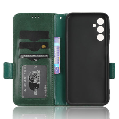 For Samsung Galaxy M54 5G / F54 5G PU Leather Wallet Phone Case Imprinted Triangle Phone Cover with Stand