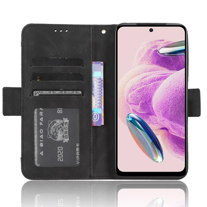 For Xiaomi Redmi Note 12S 4G PU Leather Case with Multiple Card Slots, Cell Phone Stand Wallet Cover