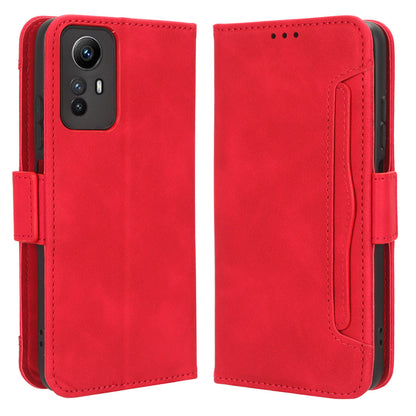 For Xiaomi Redmi Note 12S 4G PU Leather Case with Multiple Card Slots, Cell Phone Stand Wallet Cover