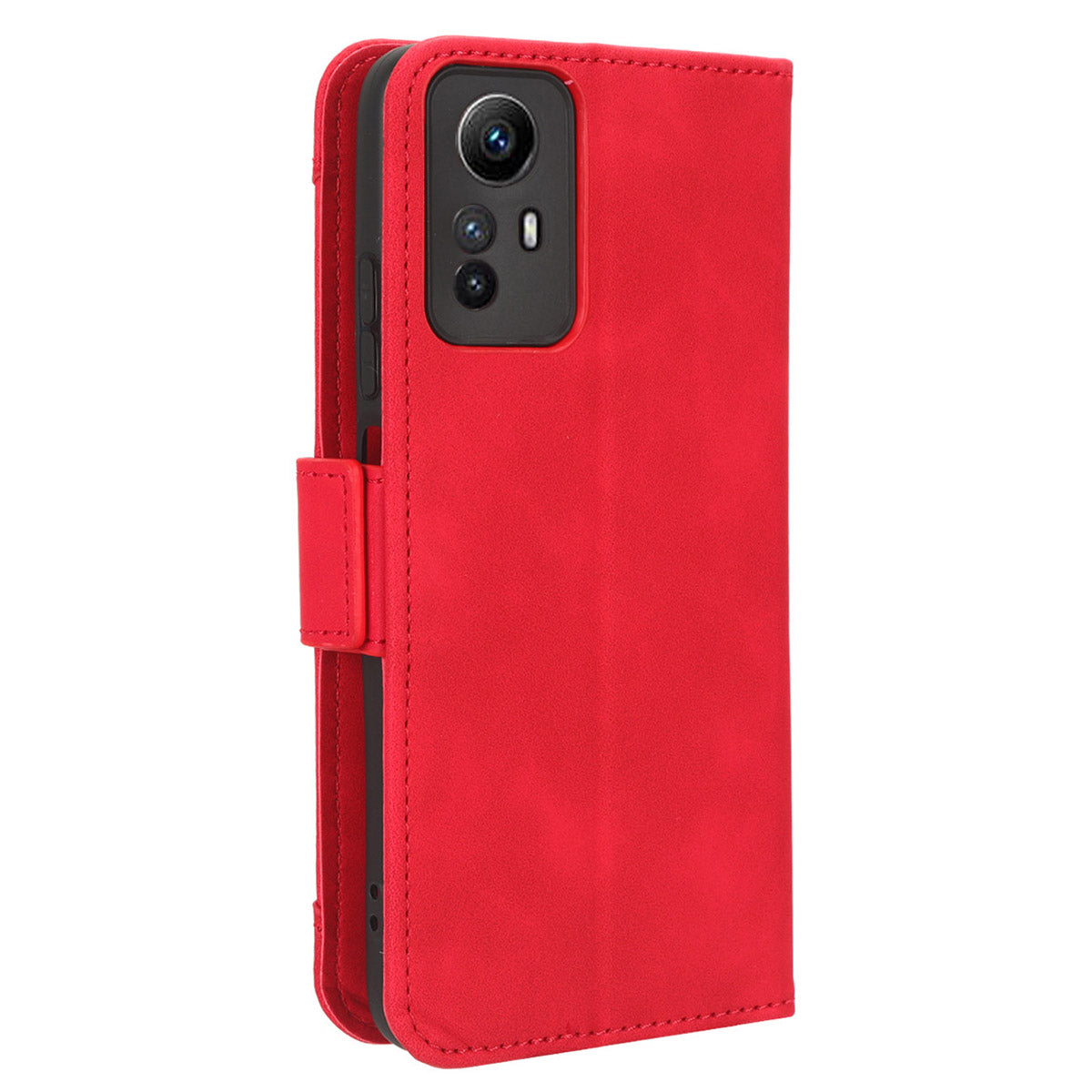 For Xiaomi Redmi Note 12S 4G PU Leather Case with Multiple Card Slots, Cell Phone Stand Wallet Cover