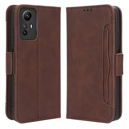 For Xiaomi Redmi Note 12S 4G PU Leather Case with Multiple Card Slots, Cell Phone Stand Wallet Cover
