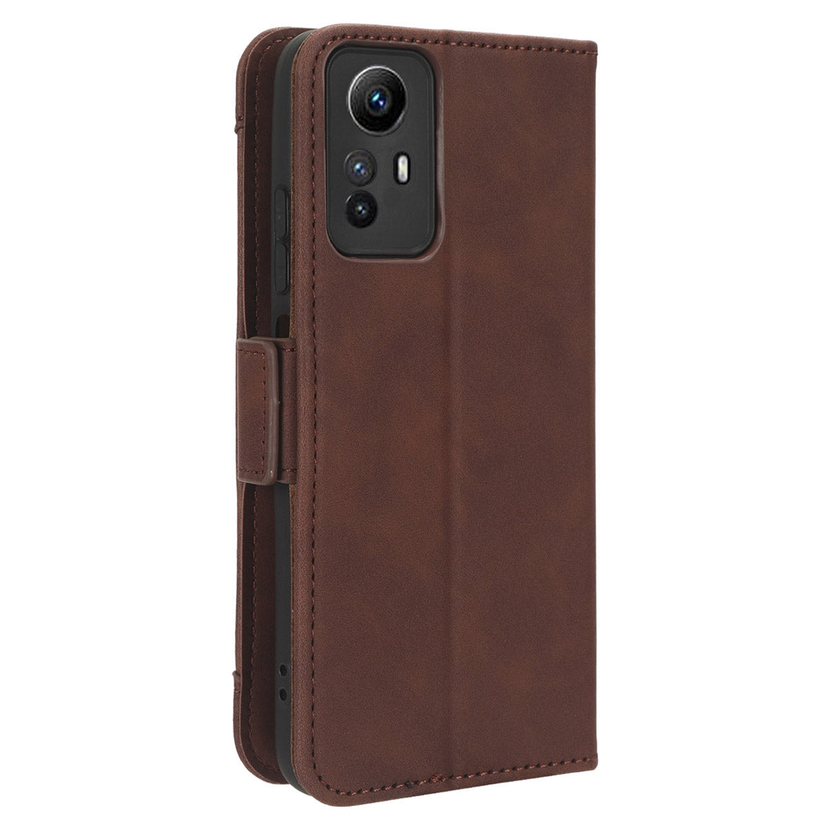 For Xiaomi Redmi Note 12S 4G PU Leather Case with Multiple Card Slots, Cell Phone Stand Wallet Cover