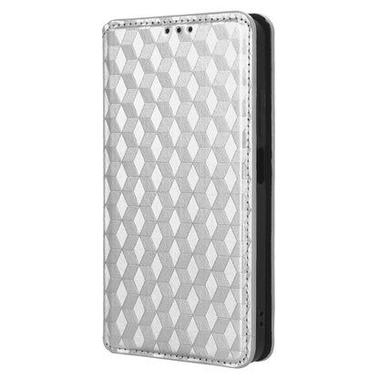 For Xiaomi Redmi Note 12S 4G Stand Wallet Phone Case PU Leather Rhombus Imprinted Cover