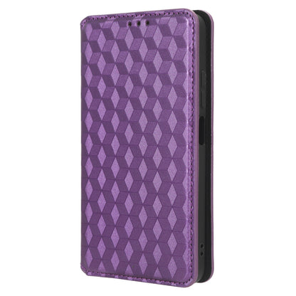 For Xiaomi Redmi Note 12S 4G Stand Wallet Phone Case PU Leather Rhombus Imprinted Cover