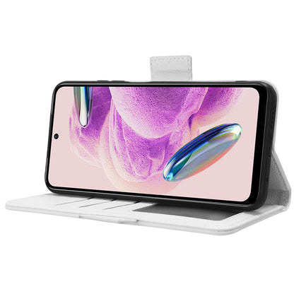 Litchi Texture Leather Case for Xiaomi Redmi Note 12S 4G , Foldable Stand Phone Wallet Cover