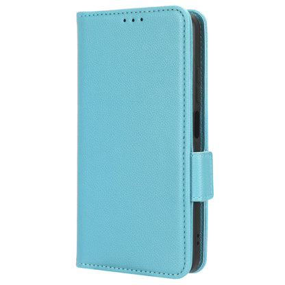 Litchi Texture Leather Case for Xiaomi Redmi Note 12S 4G , Foldable Stand Phone Wallet Cover