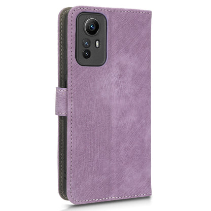 RFID Blocking Phone Case for Xiaomi Redmi Note 12S 4G , Wallet Stand Leather Cover with Strap
