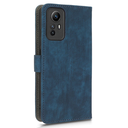 RFID Blocking Phone Case for Xiaomi Redmi Note 12S 4G , Wallet Stand Leather Cover with Strap
