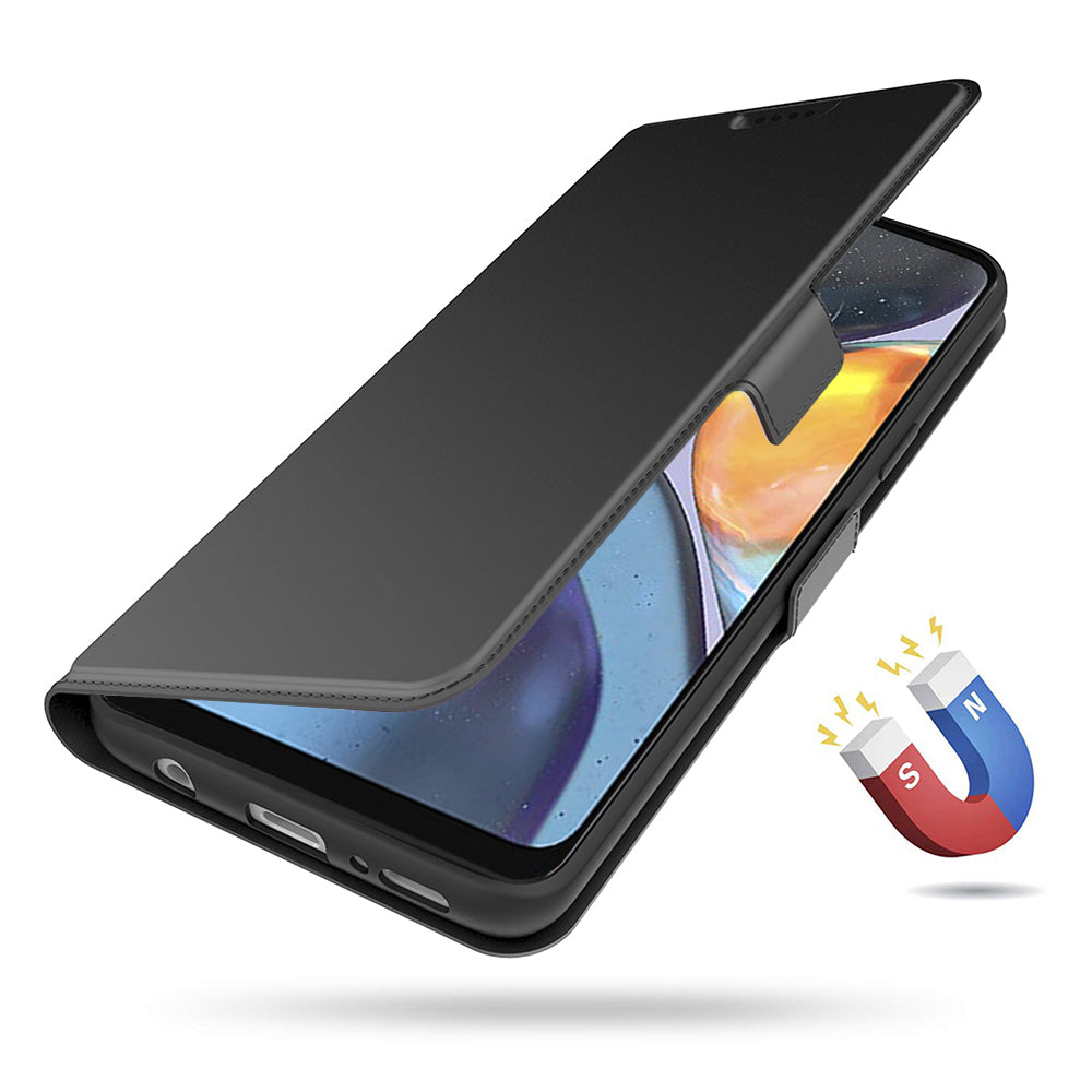 PU Leather Stand Case for Motorola Edge 40 5G , Card Holder Anti-drop Phone Cover