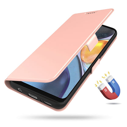 PU Leather Stand Case for Motorola Edge 40 5G , Card Holder Anti-drop Phone Cover