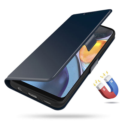 PU Leather Stand Case for Motorola Edge 40 5G , Card Holder Anti-drop Phone Cover