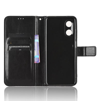 For Cubot P60 PU Leather Flip Folio Case Crazy Horse Texture Wallet Stand Phone Cover