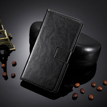 For Cubot P60 PU Leather Flip Folio Case Crazy Horse Texture Wallet Stand Phone Cover