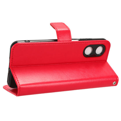 For Cubot P60 PU Leather Flip Folio Case Crazy Horse Texture Wallet Stand Phone Cover