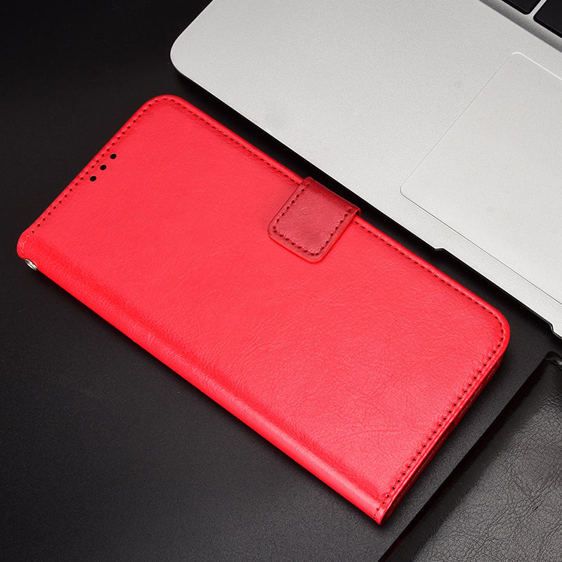 For Cubot P60 PU Leather Flip Folio Case Crazy Horse Texture Wallet Stand Phone Cover