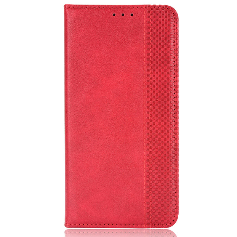 For Cubot P60 PU Leather Vintage Magnetic Case Stand Wallet Flip Phone Cover