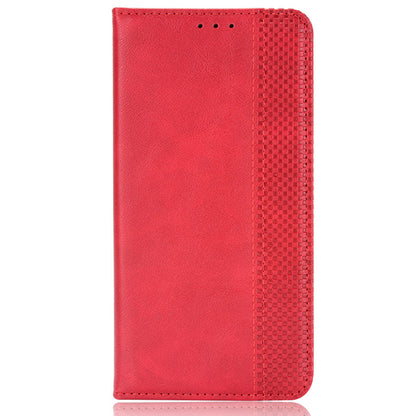 For Cubot P60 PU Leather Vintage Magnetic Case Stand Wallet Flip Phone Cover