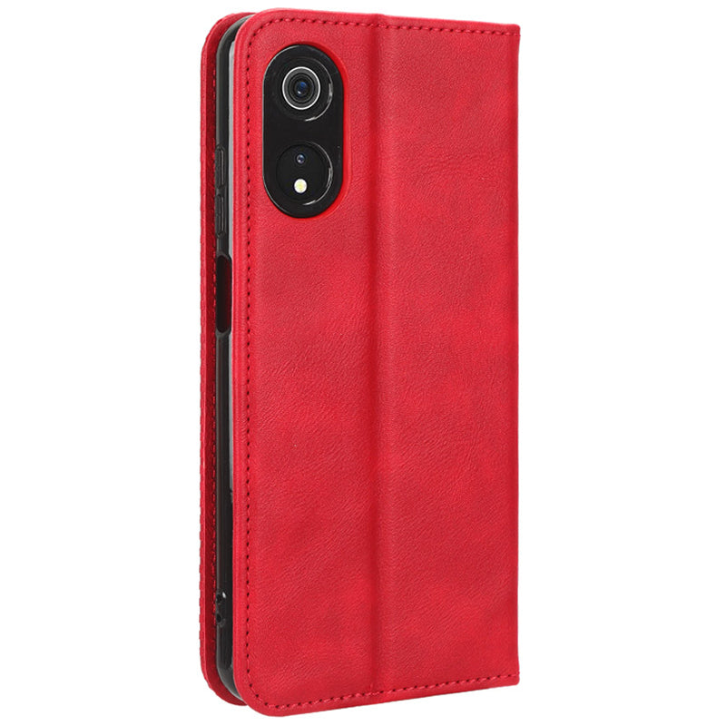 For Cubot P60 PU Leather Vintage Magnetic Case Stand Wallet Flip Phone Cover
