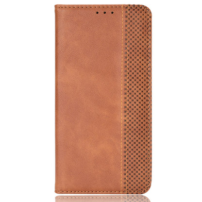 For Cubot P60 PU Leather Vintage Magnetic Case Stand Wallet Flip Phone Cover