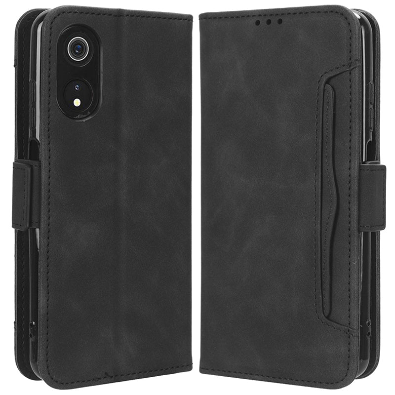 For Cubot P60 PU Leather Wallet Case Multiple Card Slots Stand Phone Cover