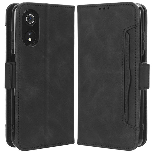 For Cubot P60 PU Leather Wallet Case Multiple Card Slots Stand Phone Cover