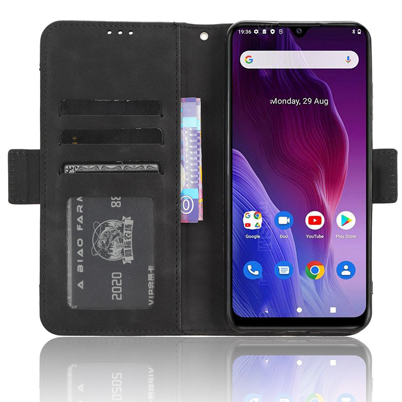 For Cubot P60 PU Leather Wallet Case Multiple Card Slots Stand Phone Cover