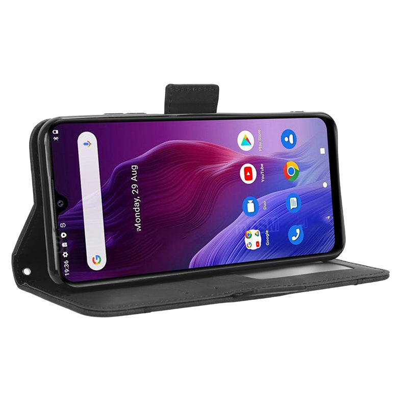 For Cubot P60 PU Leather Wallet Case Multiple Card Slots Stand Phone Cover