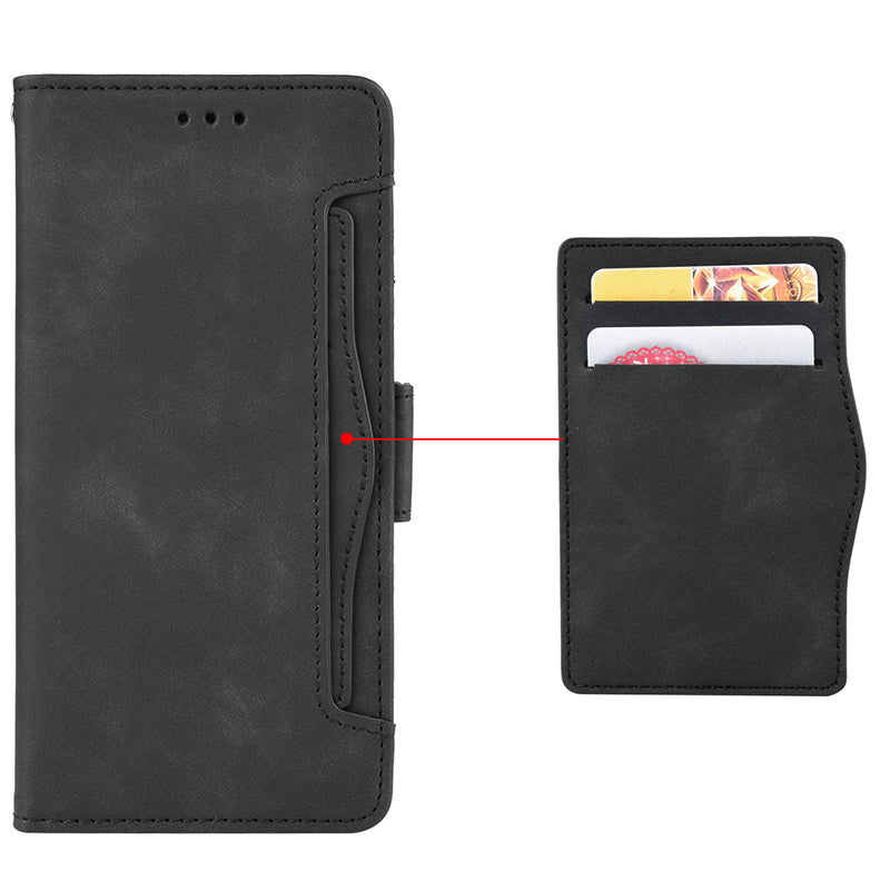 For Cubot P60 PU Leather Wallet Case Multiple Card Slots Stand Phone Cover