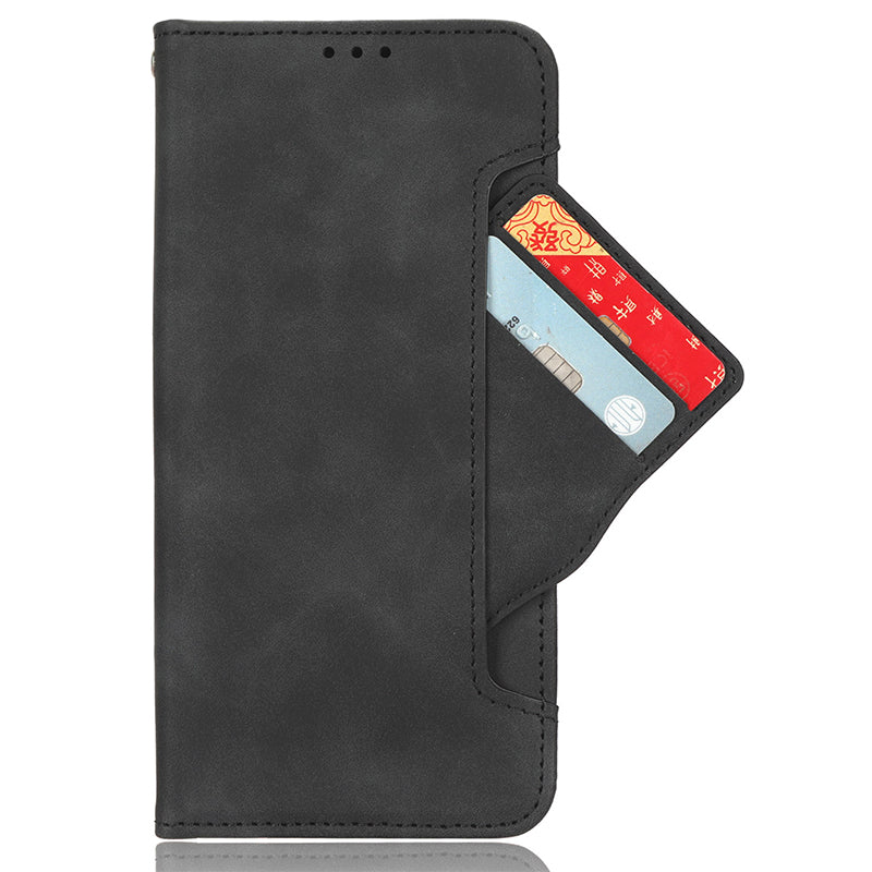 For Cubot P60 PU Leather Wallet Case Multiple Card Slots Stand Phone Cover