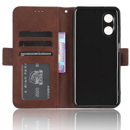 For Cubot P60 PU Leather Wallet Case Multiple Card Slots Stand Phone Cover