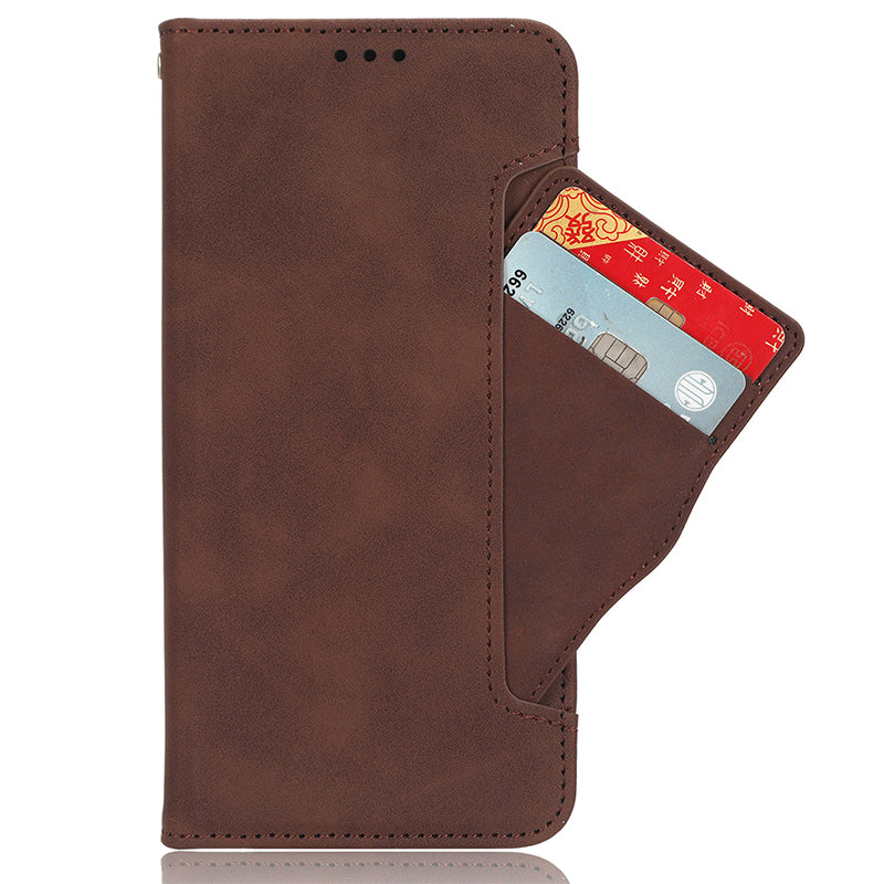 For Cubot P60 PU Leather Wallet Case Multiple Card Slots Stand Phone Cover
