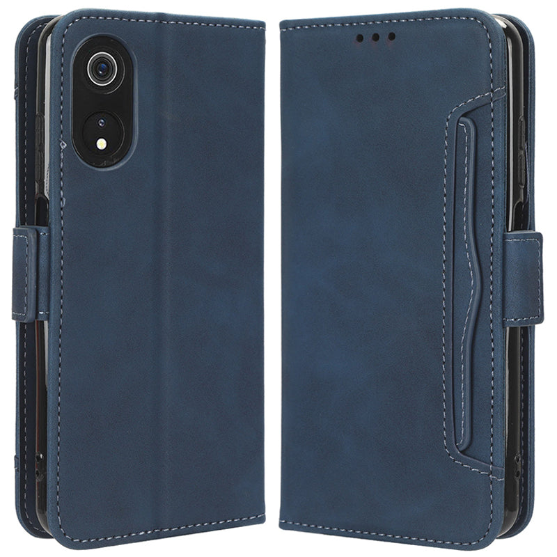 For Cubot P60 PU Leather Wallet Case Multiple Card Slots Stand Phone Cover