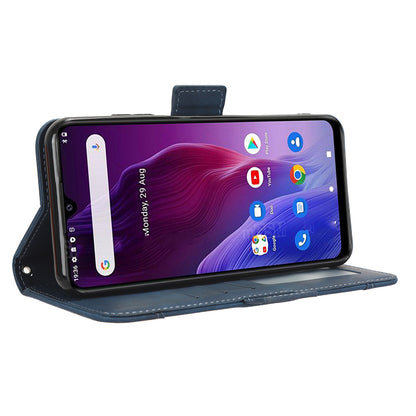 For Cubot P60 PU Leather Wallet Case Multiple Card Slots Stand Phone Cover