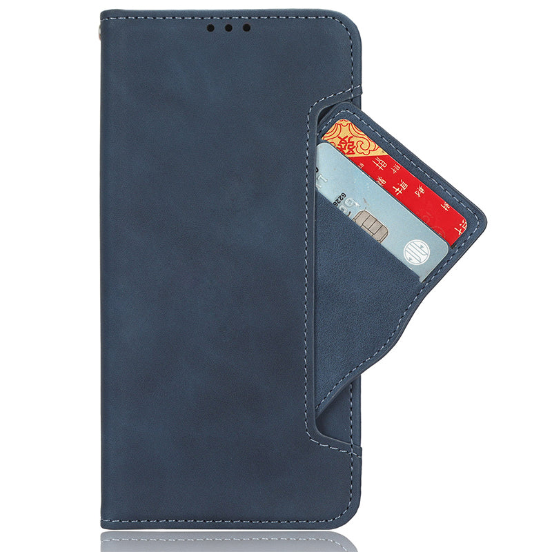 For Cubot P60 PU Leather Wallet Case Multiple Card Slots Stand Phone Cover