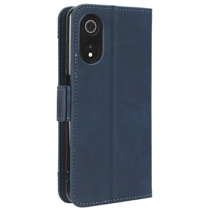 For Cubot P60 PU Leather Wallet Case Multiple Card Slots Stand Phone Cover