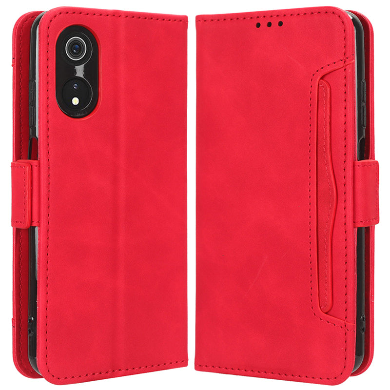 For Cubot P60 PU Leather Wallet Case Multiple Card Slots Stand Phone Cover