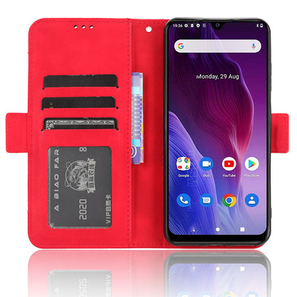 For Cubot P60 PU Leather Wallet Case Multiple Card Slots Stand Phone Cover