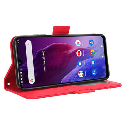 For Cubot P60 PU Leather Wallet Case Multiple Card Slots Stand Phone Cover