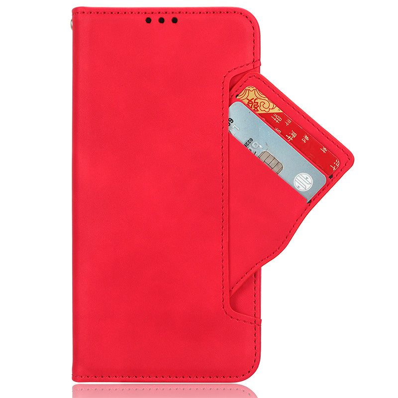 For Cubot P60 PU Leather Wallet Case Multiple Card Slots Stand Phone Cover