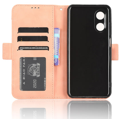 For Cubot P60 PU Leather Wallet Case Multiple Card Slots Stand Phone Cover