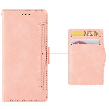 For Cubot P60 PU Leather Wallet Case Multiple Card Slots Stand Phone Cover