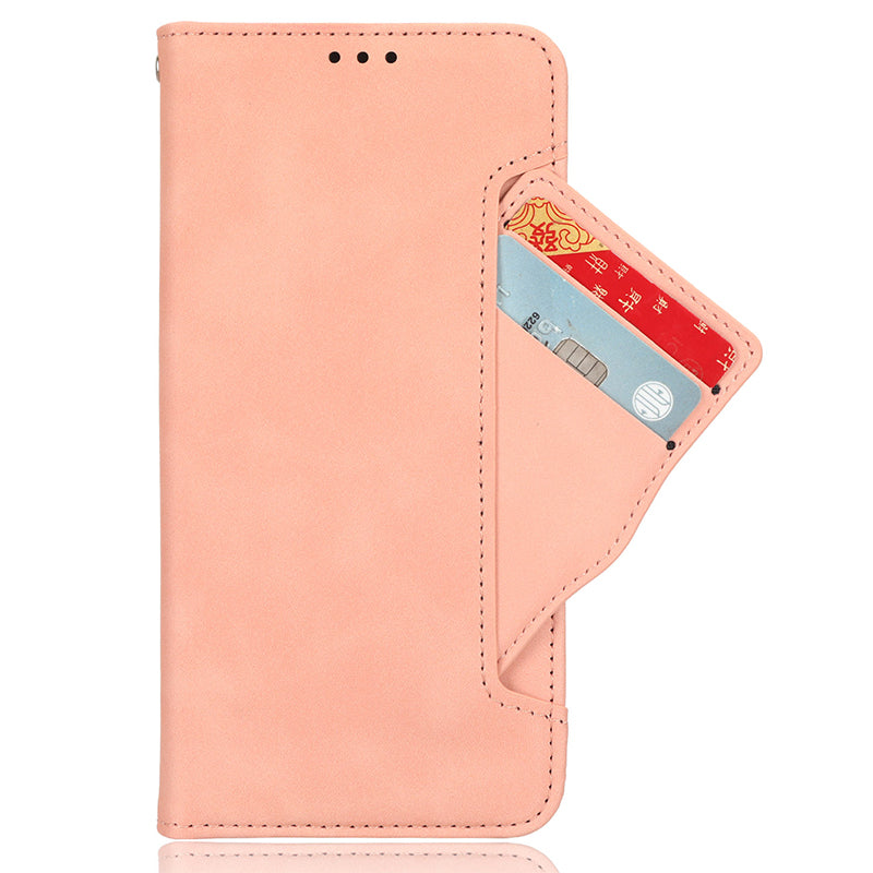 For Cubot P60 PU Leather Wallet Case Multiple Card Slots Stand Phone Cover