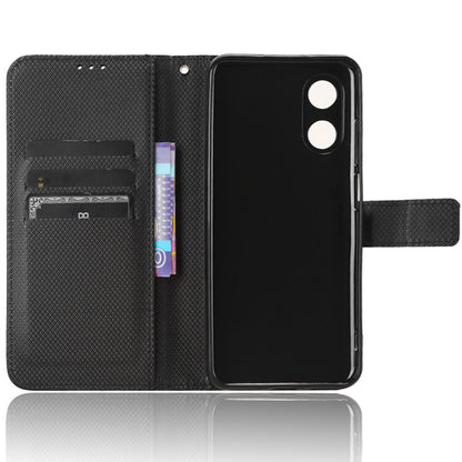 For Cubot P60 PU Leather Flip Cover Stand Diamond Texture Wallet Phone Case