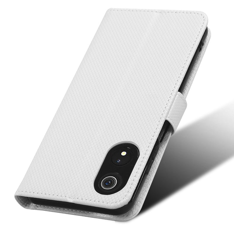 For Cubot P60 PU Leather Flip Cover Stand Diamond Texture Wallet Phone Case