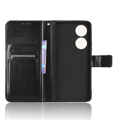 For vivo Y100 5G / T2 5G Crazy Horse Texture PU Leather Wallet Case Phone Cover with Stand