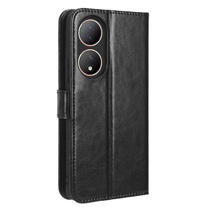 For vivo Y100 5G / T2 5G Crazy Horse Texture PU Leather Wallet Case Phone Cover with Stand