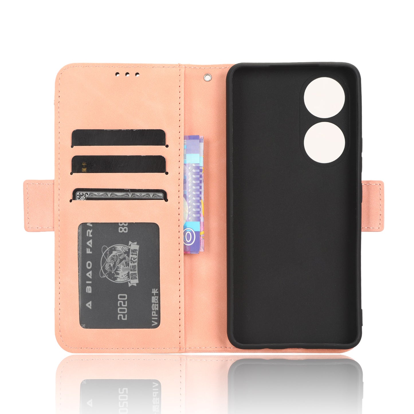 For vivo Y100 5G / T2 5G Multiple Card Slots Drop-proof PU Leather Phone Case Stand Wallet Cover